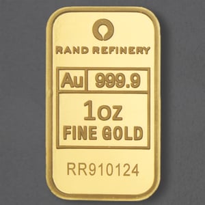 Goldbarren 1oz Rand Refinery "Elefanten-Motiv" - Miniaturansicht 5