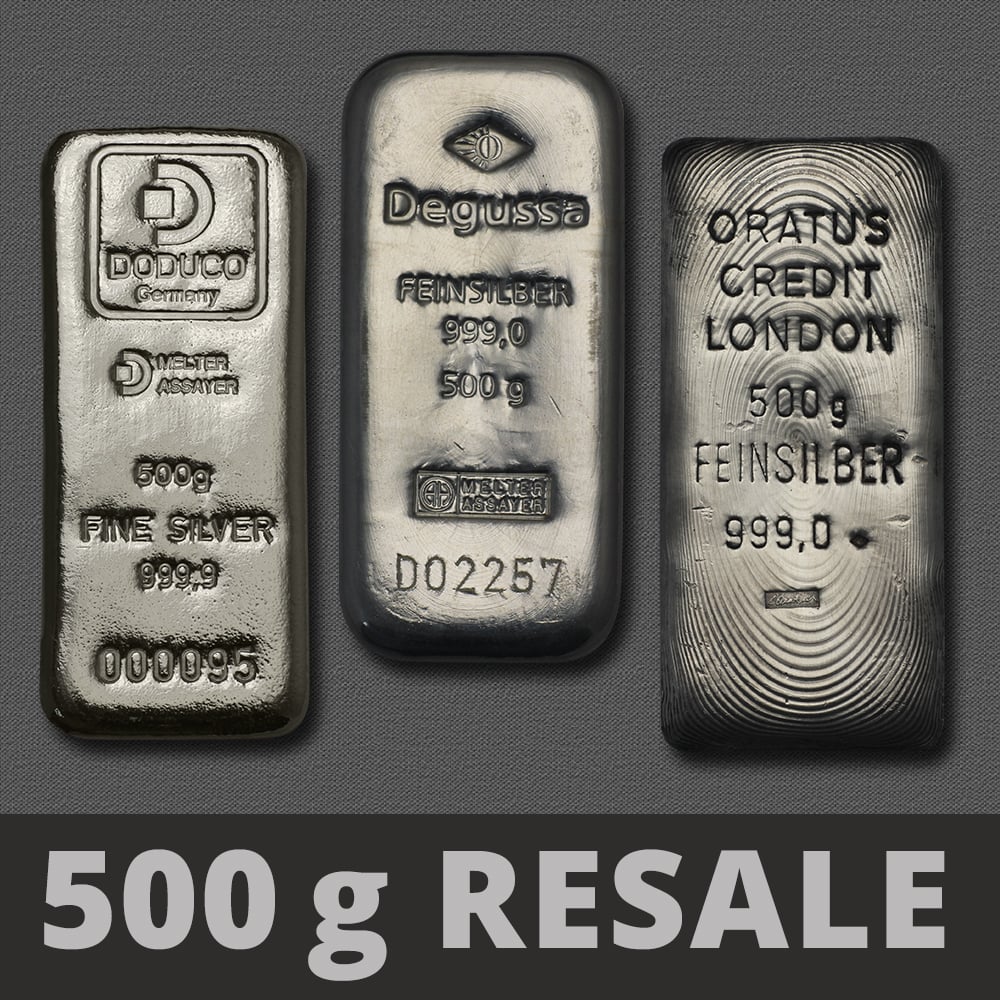 Silberbarren 500g (Resale) - Hauptansicht