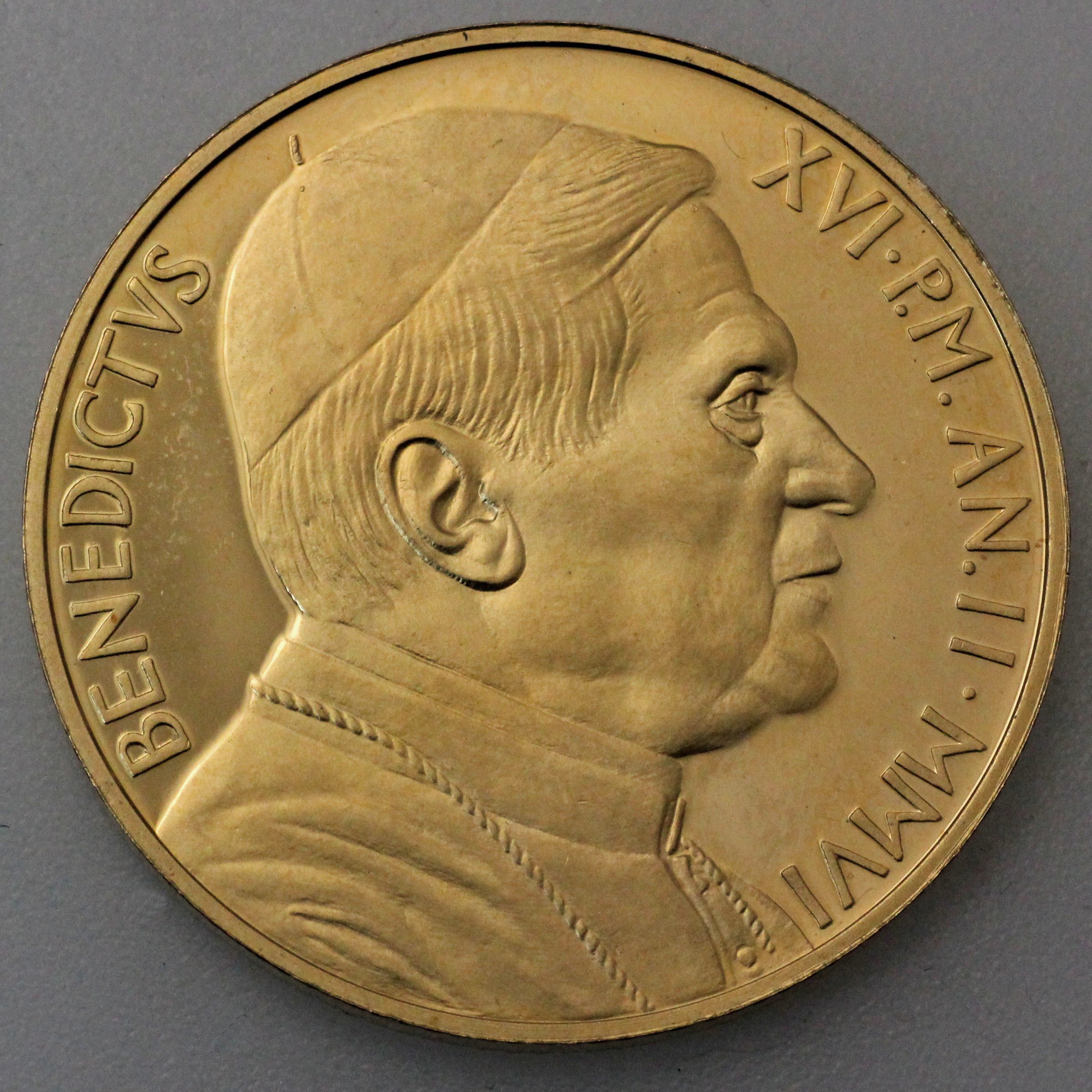 Goldmünze "50 Euro - 2006" Die Firmung (Vatikanstadt) - Detailansicht 1