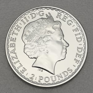 Silbermünze 1oz "Britannia" 2009 (vergoldet) (Großbritannien) - Miniaturansicht 2