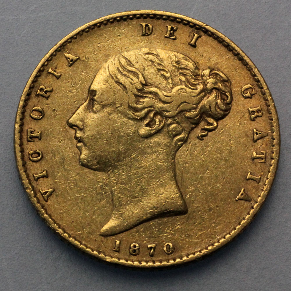 Goldmünze 1/2 Sovereign "Victoria" Wappen (Großbritannien) - Hauptansicht