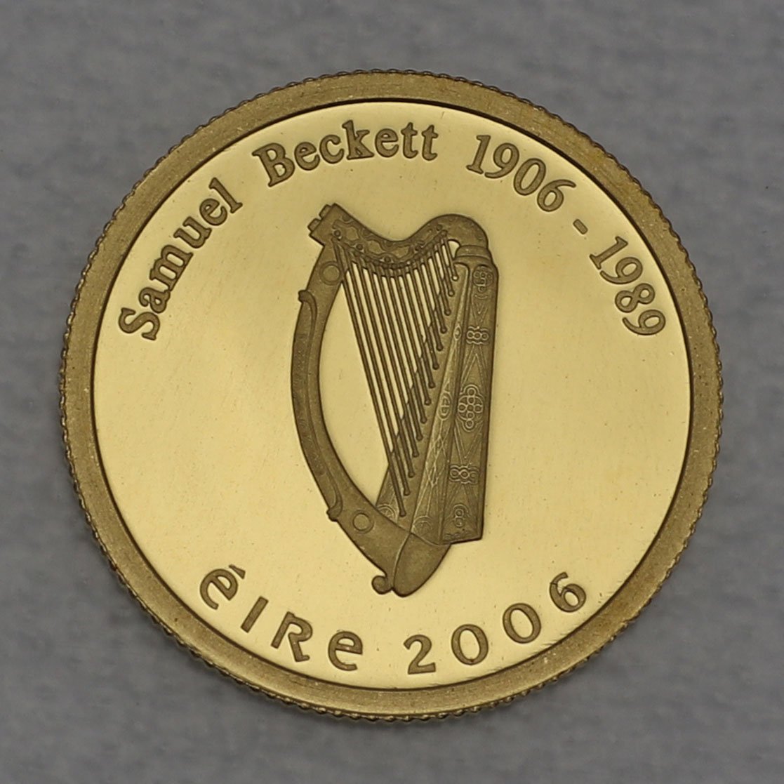 Goldmünze 20 Euro "Samuel Beckett" 2006 100. Geburtstag (Irland) - Detailansicht 1
