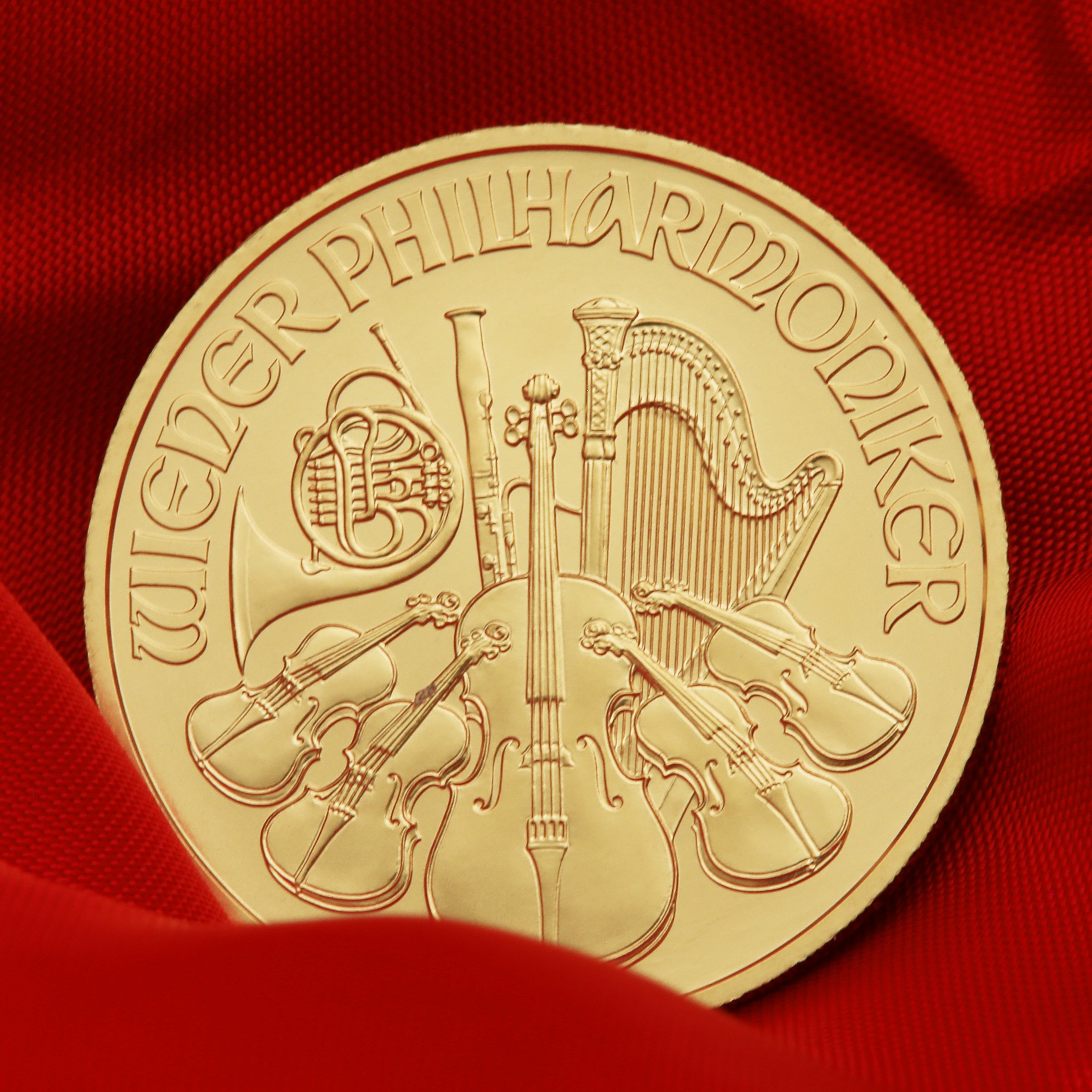 Goldmünze 1/2oz "Wiener Philharmoniker" aktueller Jahrgang (Österreich) - Detailansicht 4