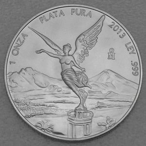 Silbermünze 1oz "Libertad" 2013 (Mexiko) - Miniaturansicht 1