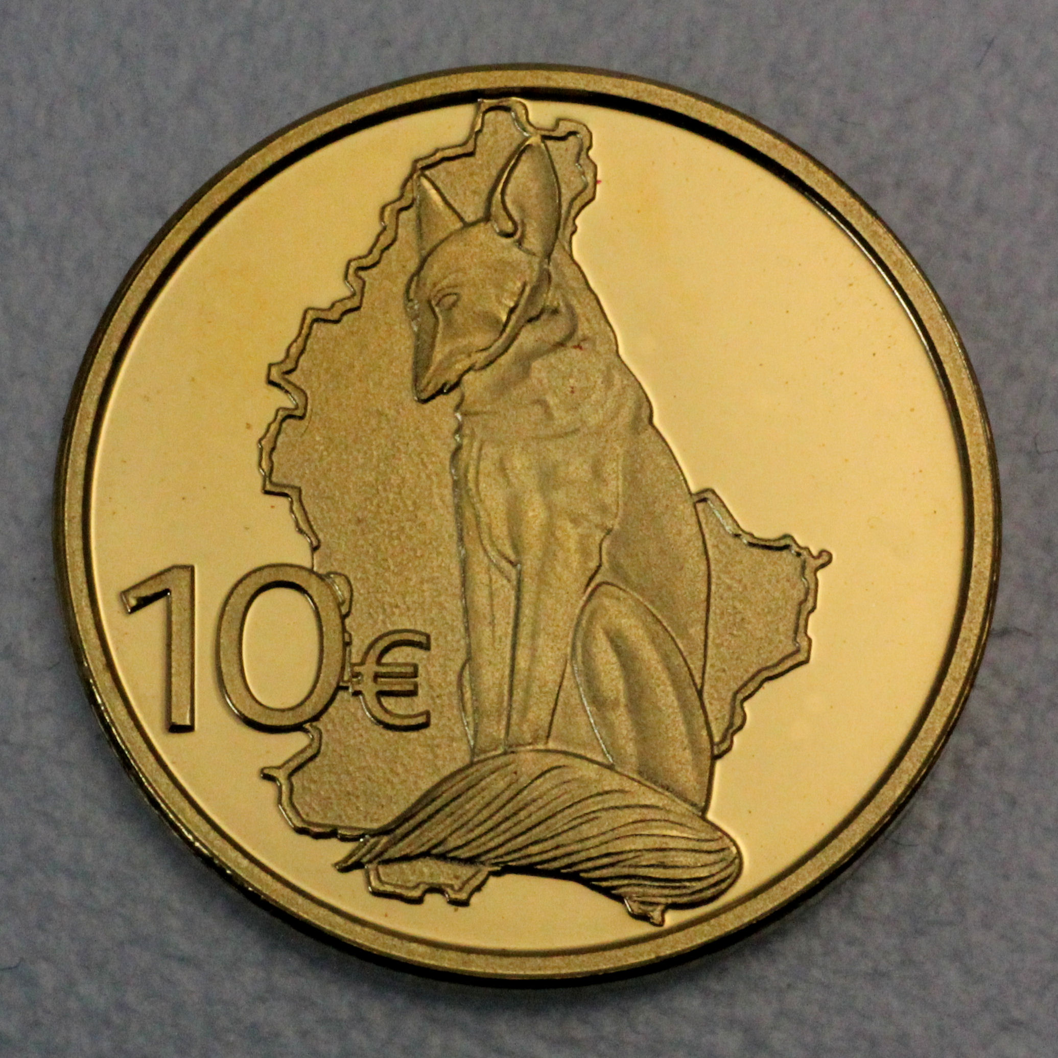 Goldmünze "10 Euro 2011" Reinecke Fuchs (Luxemburg) - Hauptansicht