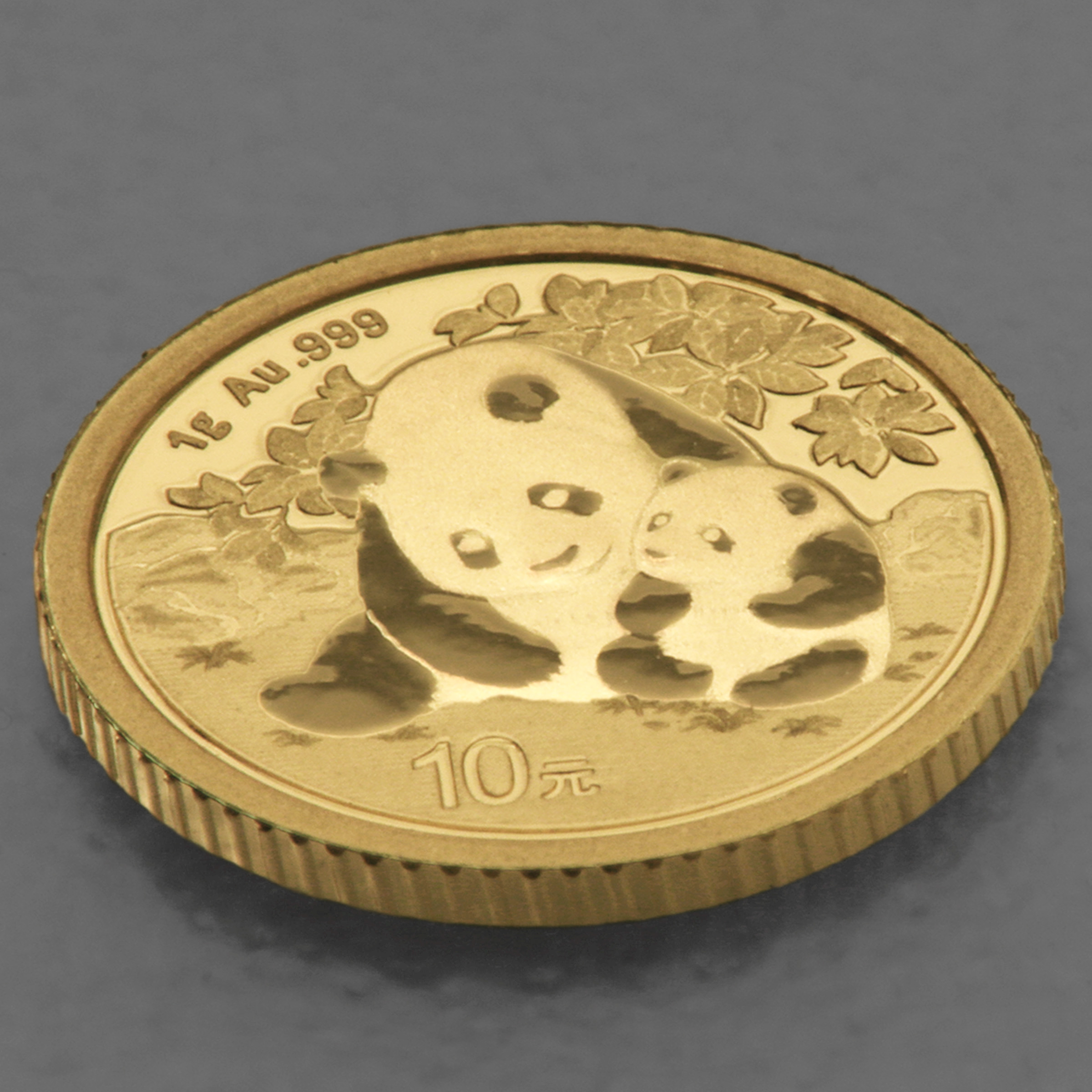 Goldmünze 1g "Panda" 2024 (China) - Detailansicht 2