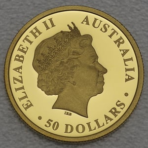 Goldmünze 1/2oz "Dolphin" 2009 Discover Australia (Australien) - Miniaturansicht 2