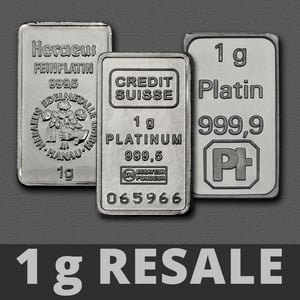 Platinbarren 1g (Resale) - Miniaturansicht 1