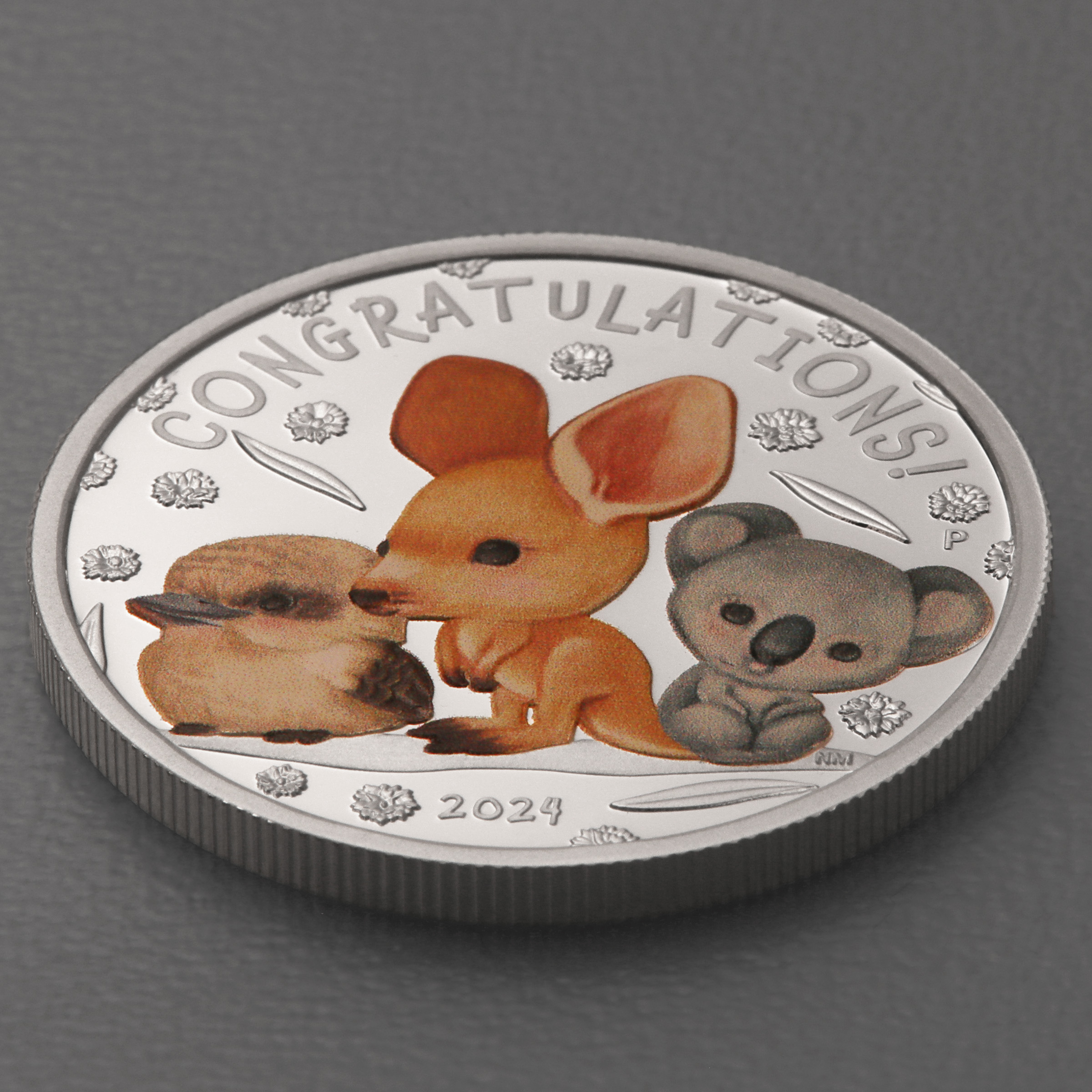 Silbermünze 1/2oz "Newborn" 2024 (PP/koloriert) (Australien) - Detailansicht 2
