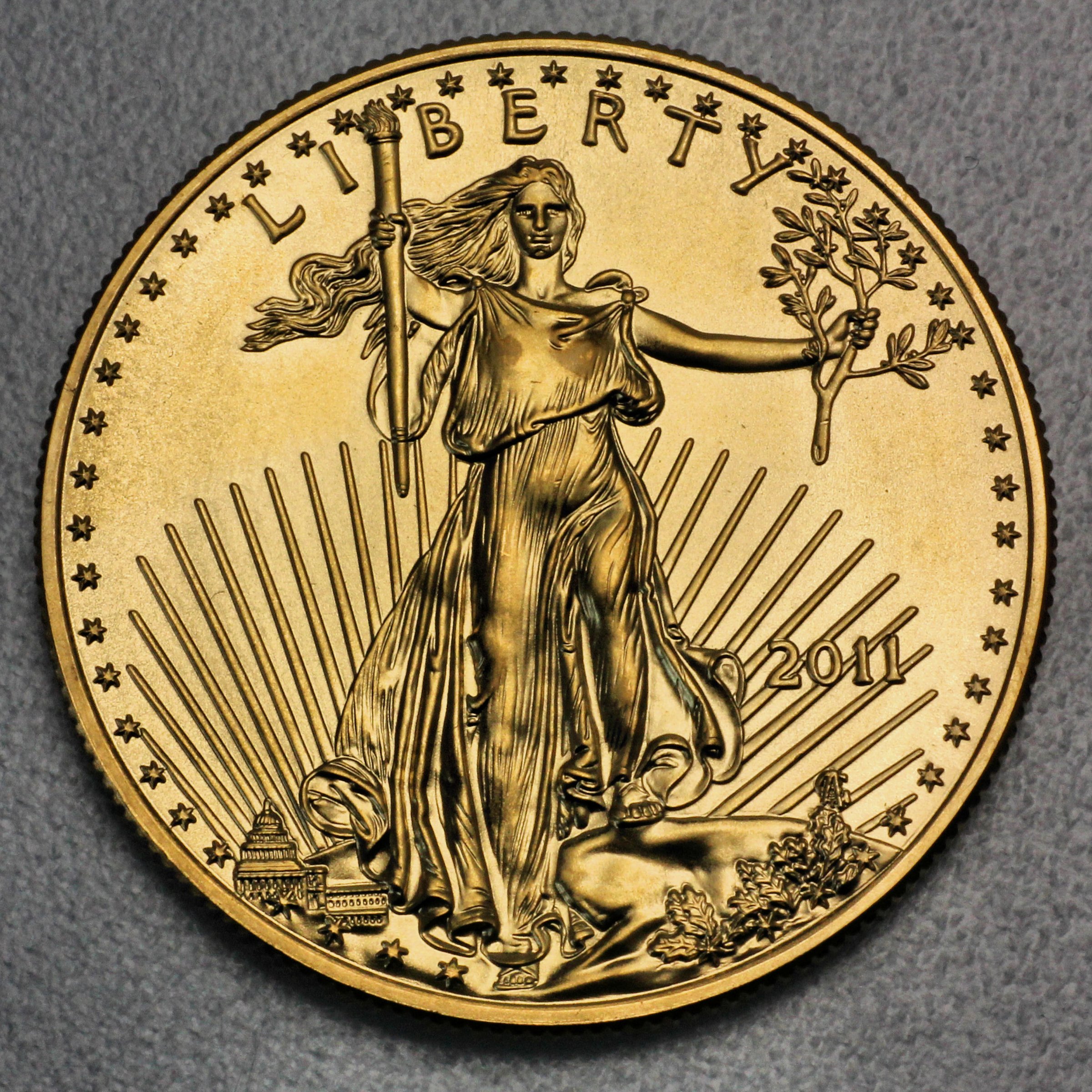 Goldmünze 1oz "American Eagle" 2011 (USA) - Hauptansicht