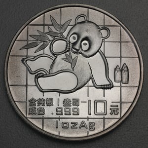 Silbermünze 1oz "Panda" 1989 (China) - Hauptansicht