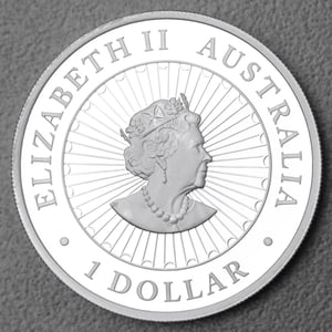 Silbermünze 1oz "Hase" 2023 (PP) Opal Lunar – Year of the Rabbit (Australien) - Miniaturansicht 2