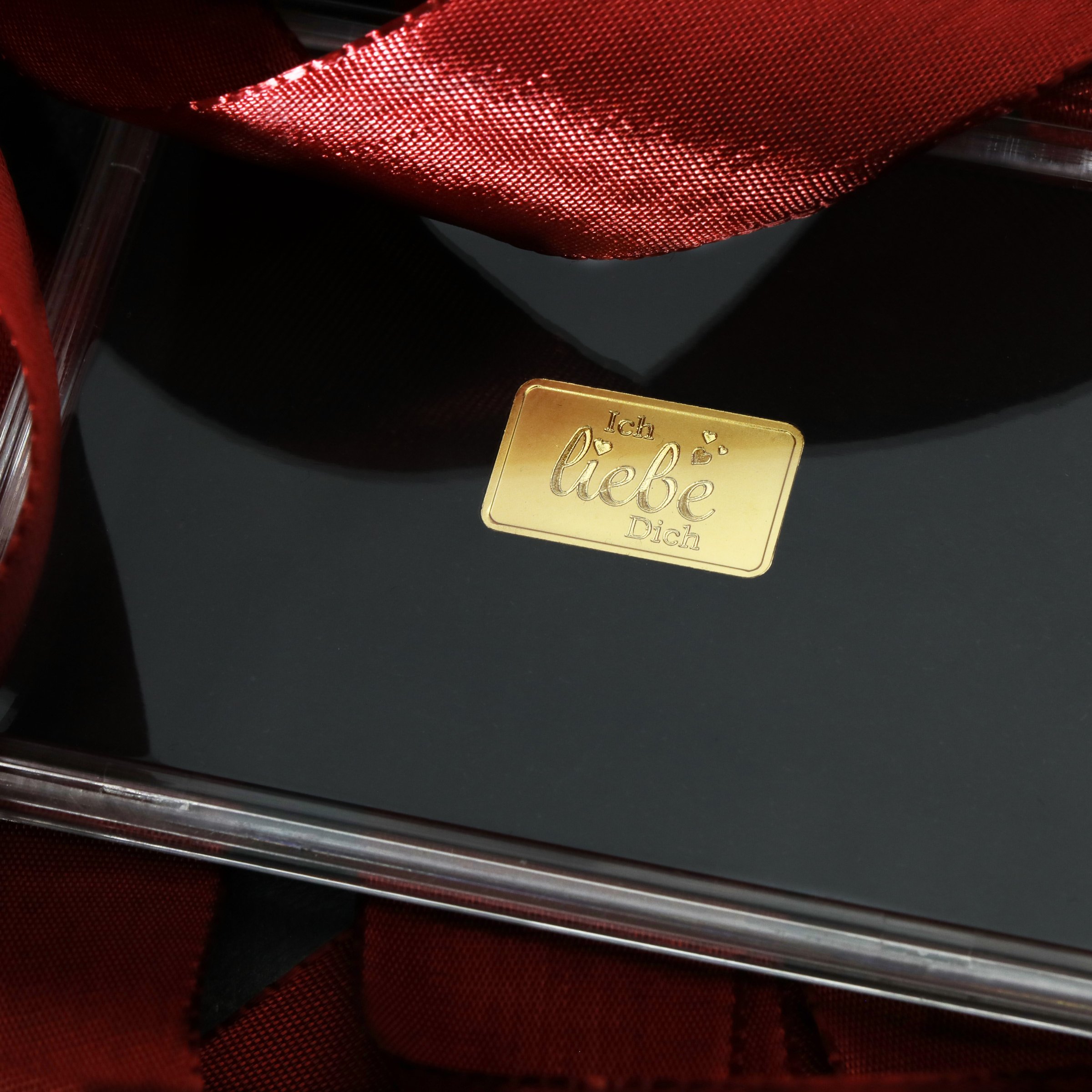 Goldbarren 2,5g Gravur "Ich Liebe Dich" - Detailansicht 8