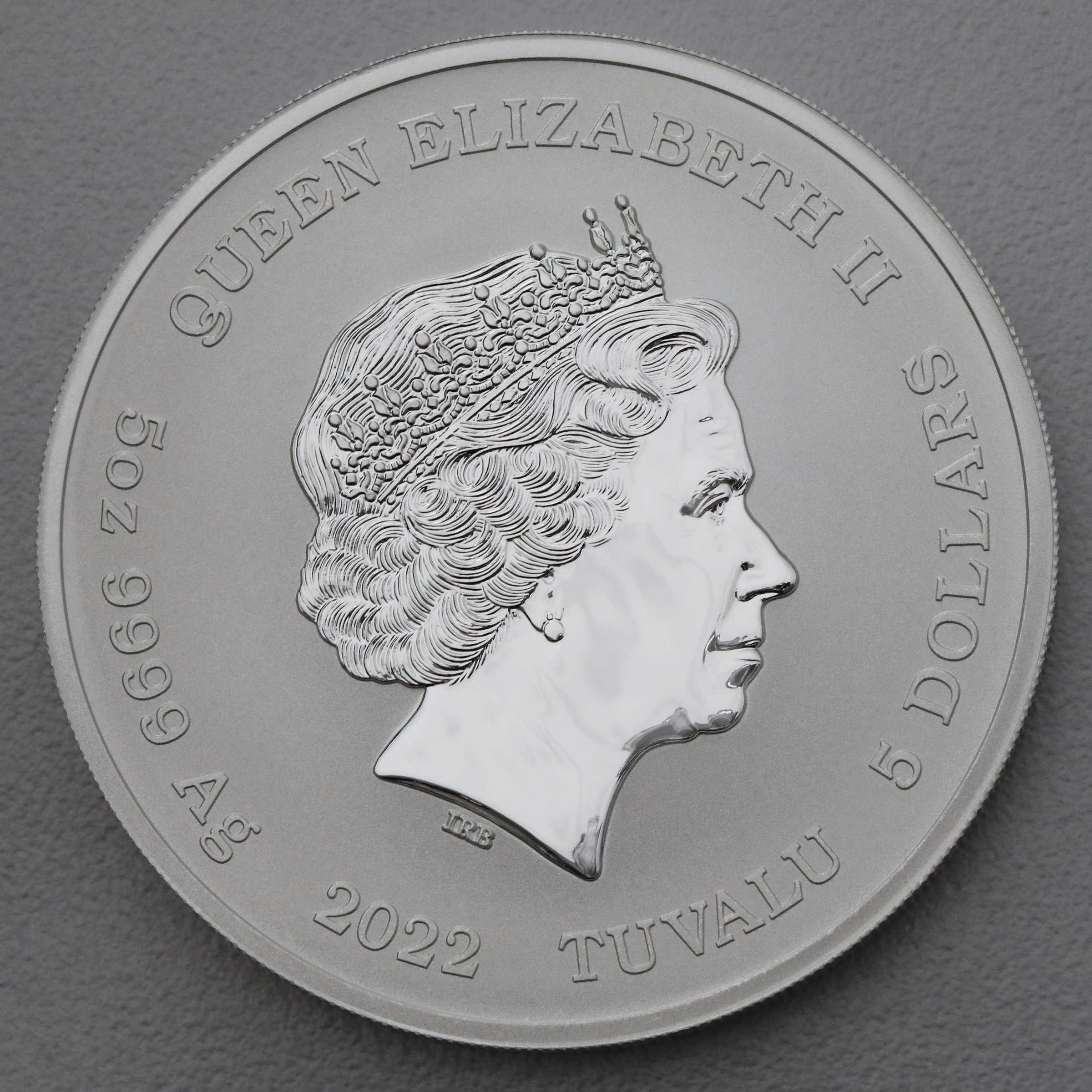 Silbermünze 5oz "Aphrodite" 2022 Gods of Olympus 19% (Tuvalu) - Detailansicht 1