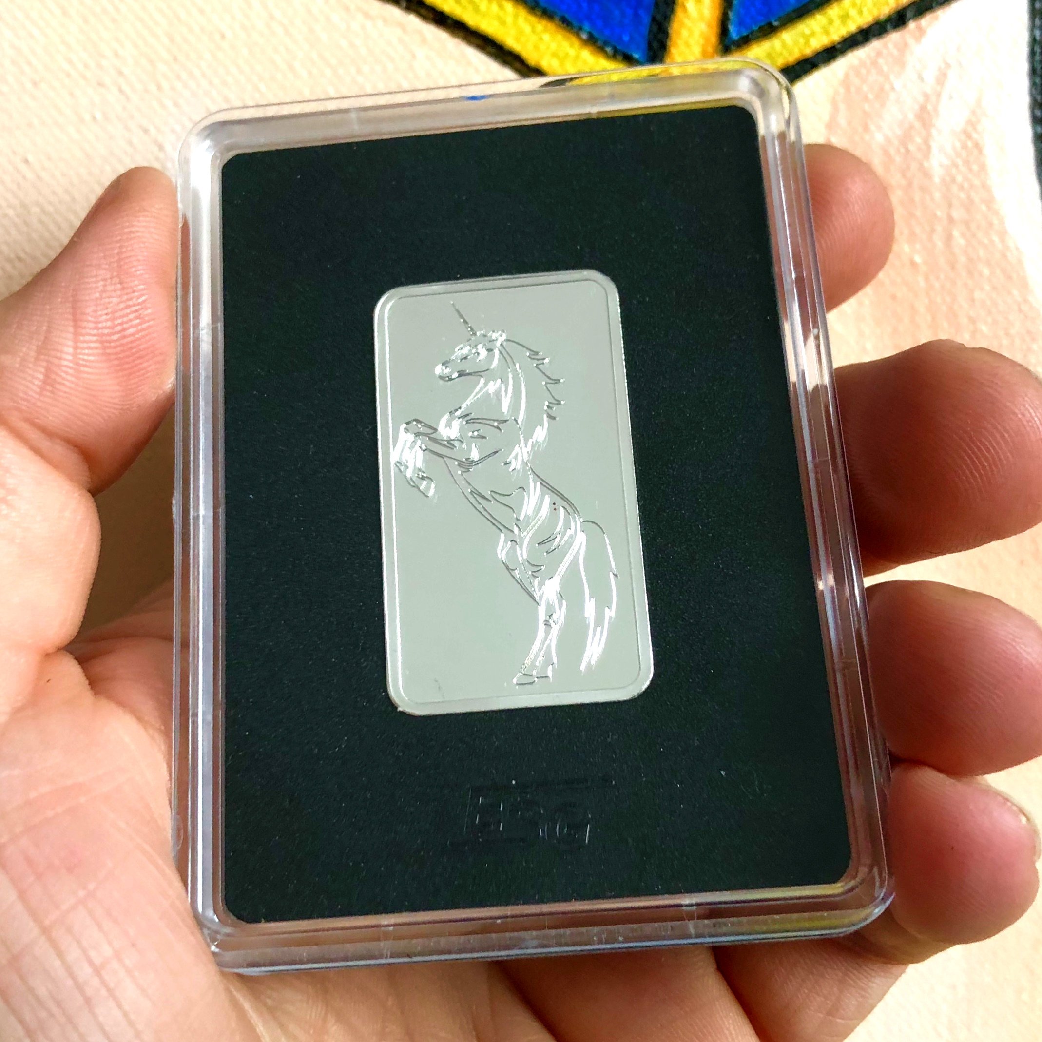Silberbarren 1oz "Einhorn/Unicorn" ESG - Detailansicht 3