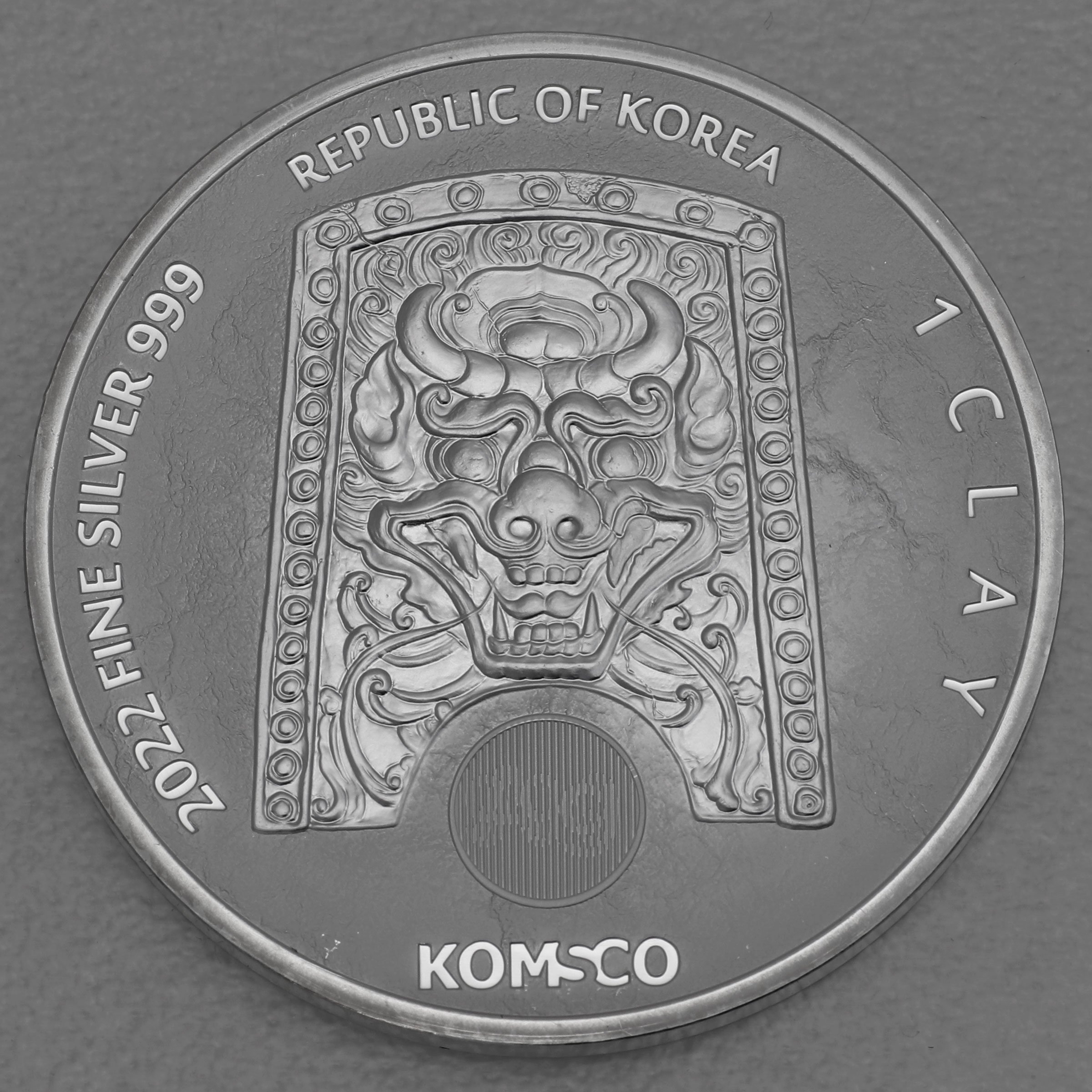 Silbermedaille 1oz "Zi:Sin Tigris" 2022 (Südkorea) - Detailansicht 1