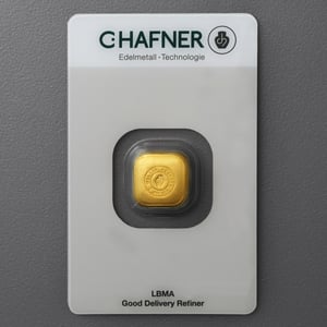 Goldbarren 1oz "C.HAFNER - Gussform" - Hauptansicht