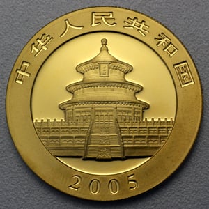 Goldmünze 1oz "Panda" 2005 (China) - Miniaturansicht 2