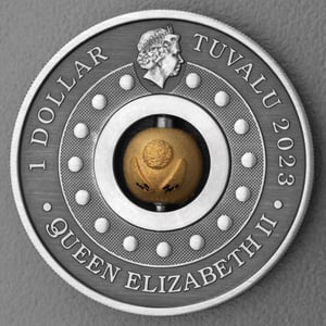 Silbermünze 1oz "Hase" 2023 (AF) Rotating Charm – Year of the Rabbit diff. (Tuvalu) - Miniaturansicht 2