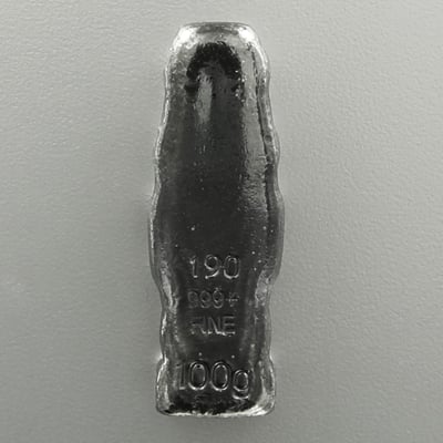 Silber 3-D Barren "Tiki" 100g, Patina - Miniaturansicht 2