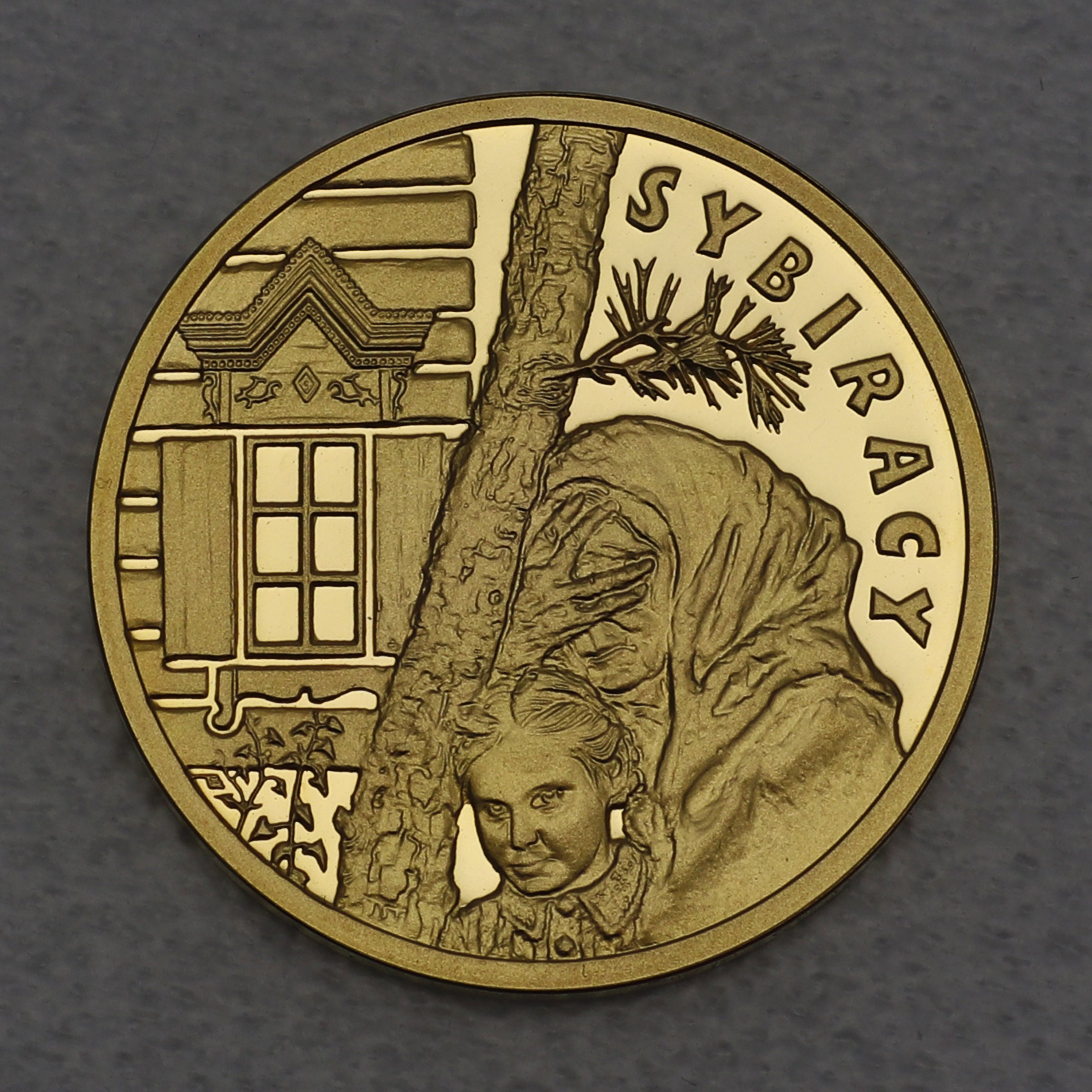 Goldmünze 100 Zloty "Sibirische Exilanten" 2008 (Polen) - Hauptansicht