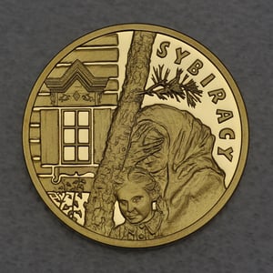 Goldmünze 100 Zloty "Sibirische Exilanten" 2008 (Polen) - Miniaturansicht 1