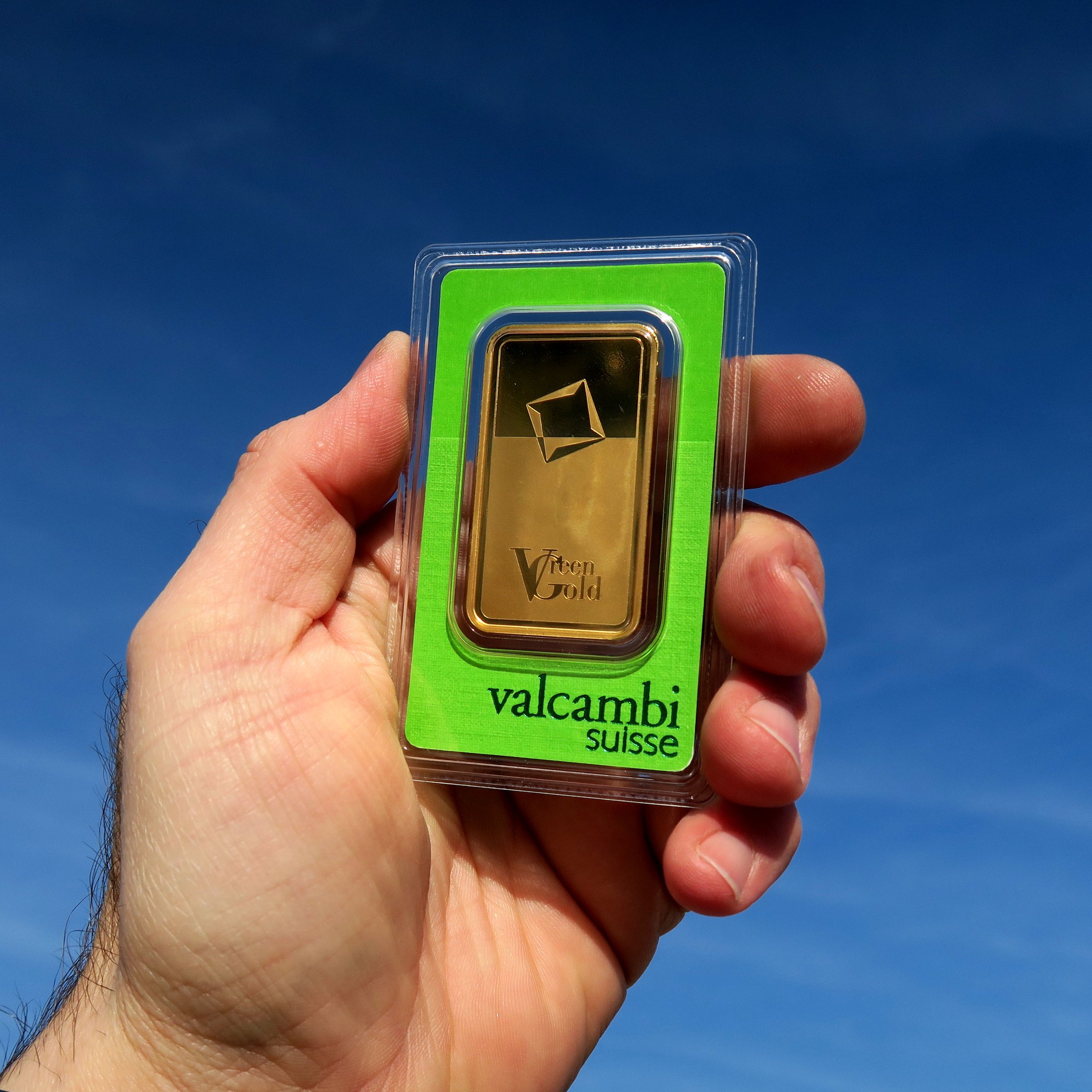 Goldbarren 50g "Green Gold" VALCAMBI (999,9 Au) - Detailansicht 5