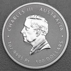 Platinmünze 1oz "Schlange" 2025 Lunar III – Year of the Snake 19% (Australien) - Miniaturansicht 2