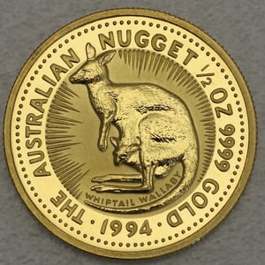 Goldmünze 1/2oz "Känguru" 1994 Australian Nugget (Australien) - Hauptansicht
