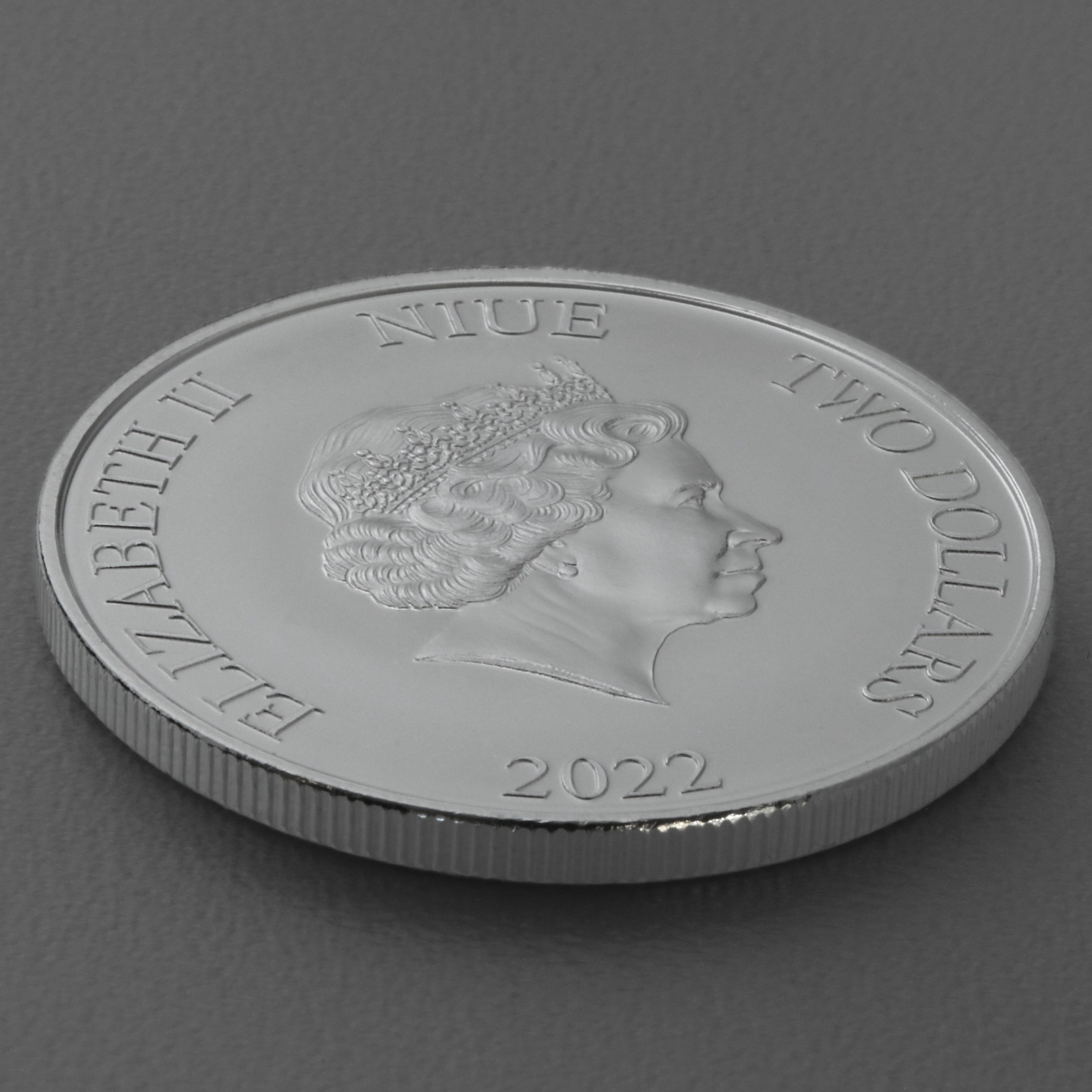 Silbermünze 1oz "Dagobert Duck 75. Jubiläum" 2022 Disney 19% (Niue) - Detailansicht 3