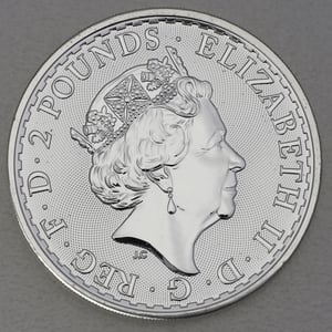 Silbermünze 1oz "Britannia" 2019 (vergoldet) (Großbritannien) - Miniaturansicht 2