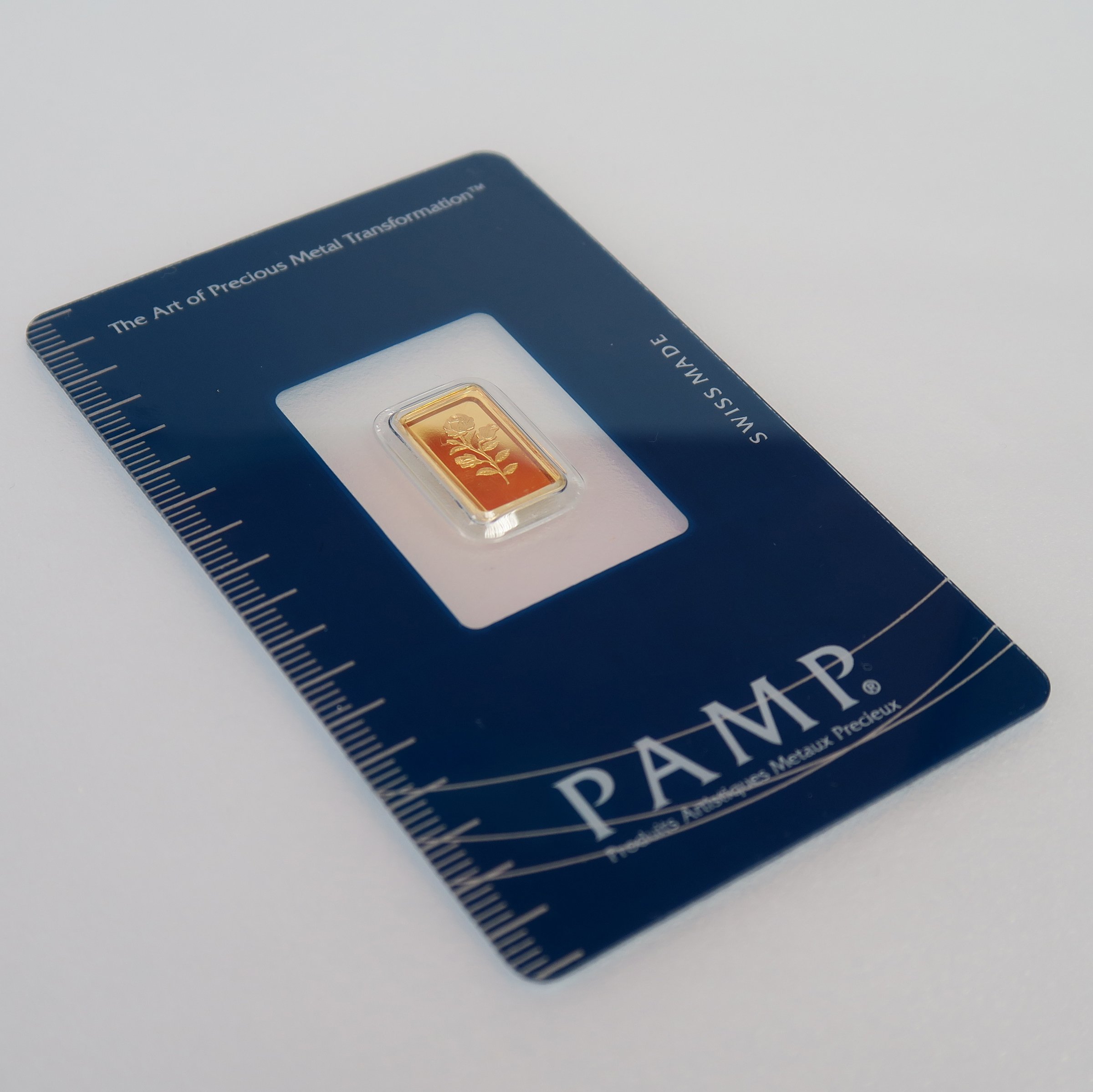 Goldbarren 1g PAMP "Rose" - Detailansicht 2
