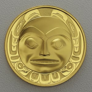 Goldmünze 200 Dollar "Haida - Raven" 1997 (Kanada) - Hauptansicht