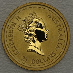 Goldmünze 1/4oz "Känguru" 1997 Australian Nugget (Australien) - Miniaturansicht 2