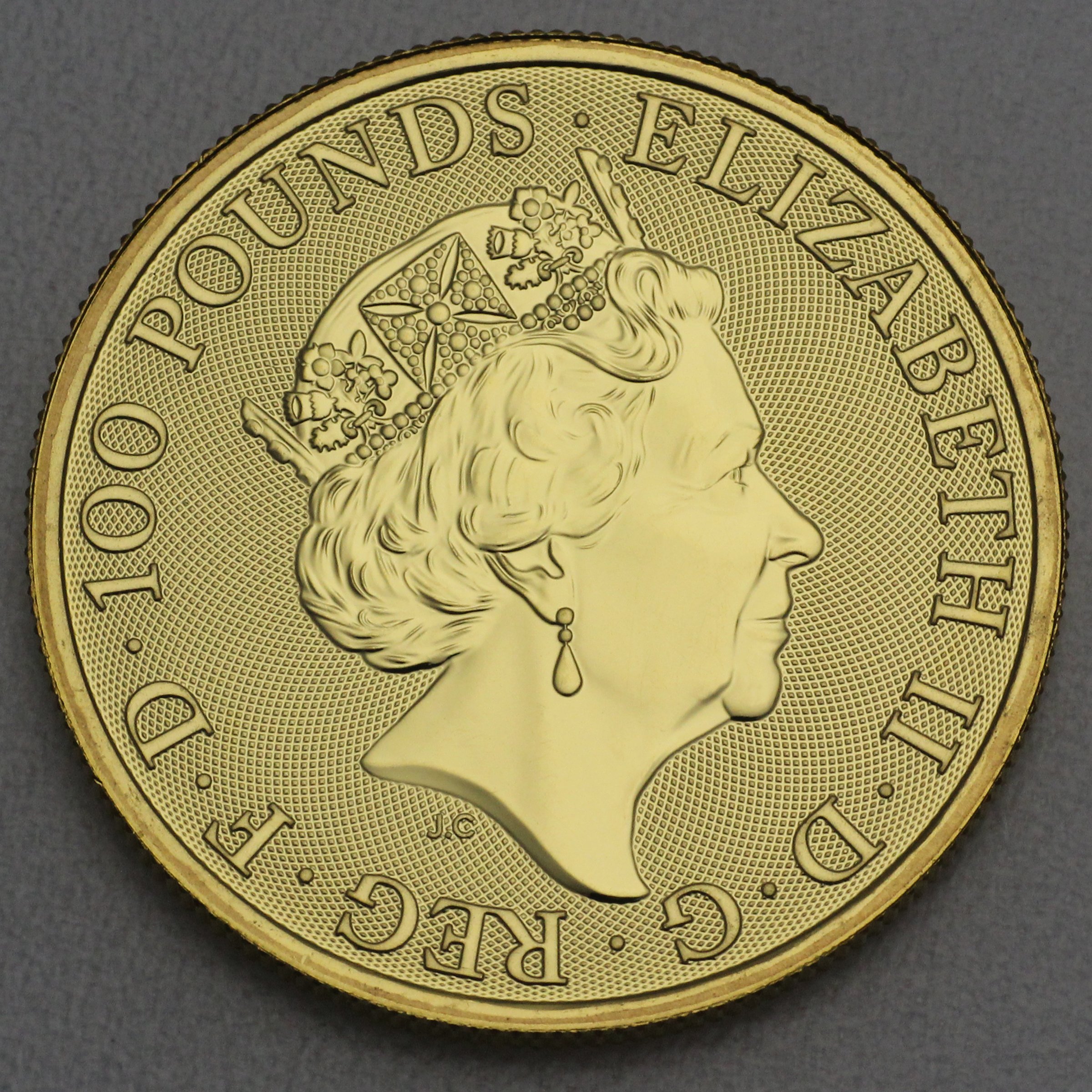 Goldmünze 1oz "Black Bull of Clarence" 2018 The Queen s Beasts (Großbritannien) - Detailansicht 1