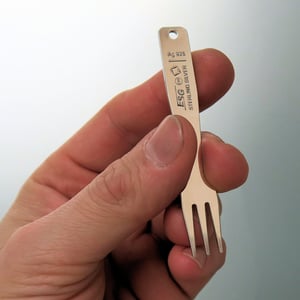 Gourmet-Gabel "Tapas-Picker" Sterling-Silber - Miniaturansicht 3