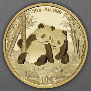 Goldmünze 30g "Panda" 2026 (China) - Hauptansicht