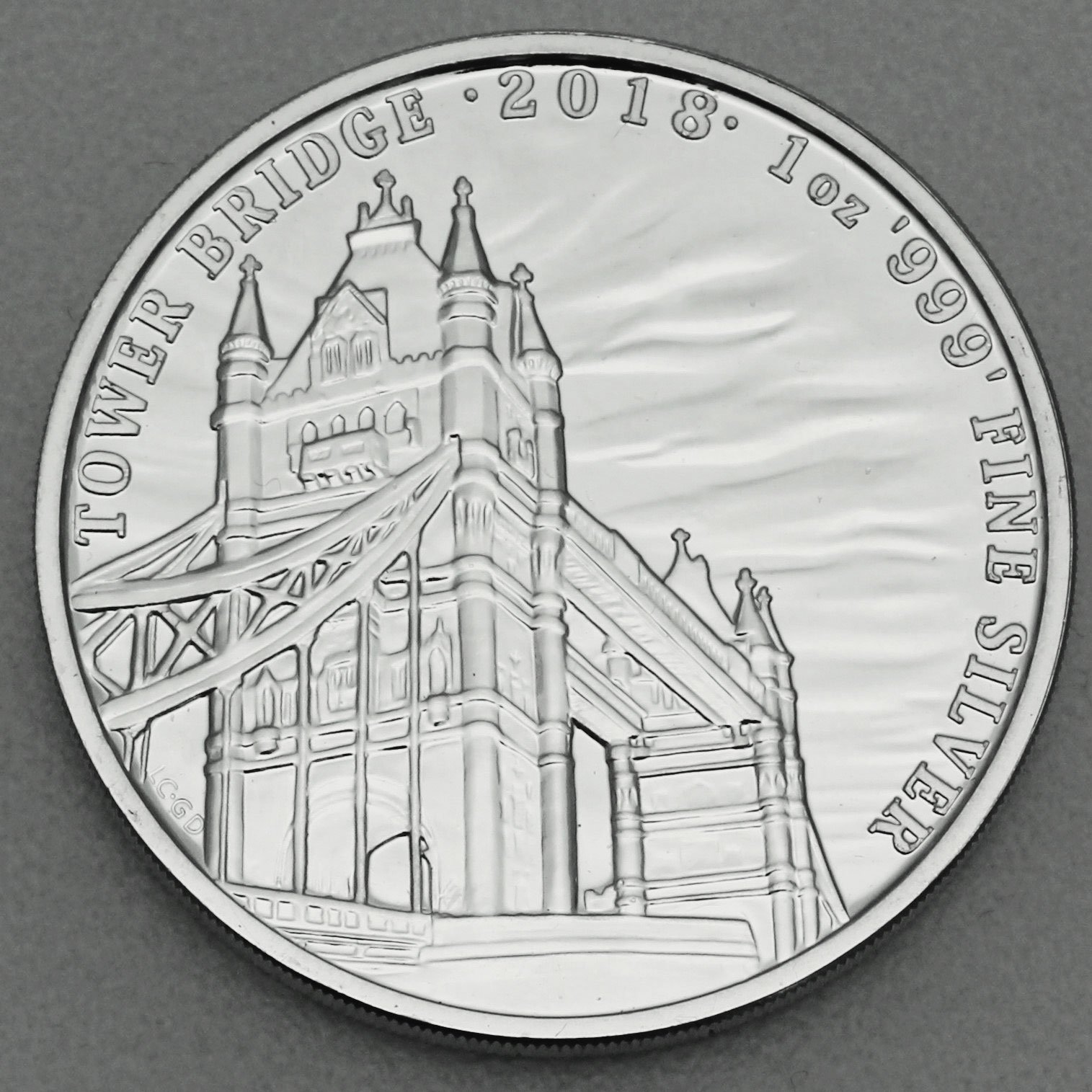 Silbermünze 1oz "Tower Bridge" 2018 Landmarks of Britain (Großbritannien) - Hauptansicht