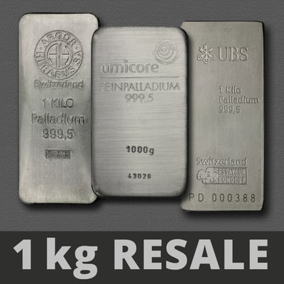 Palladiumbarren 1000g "Resale" - Miniaturansicht 1