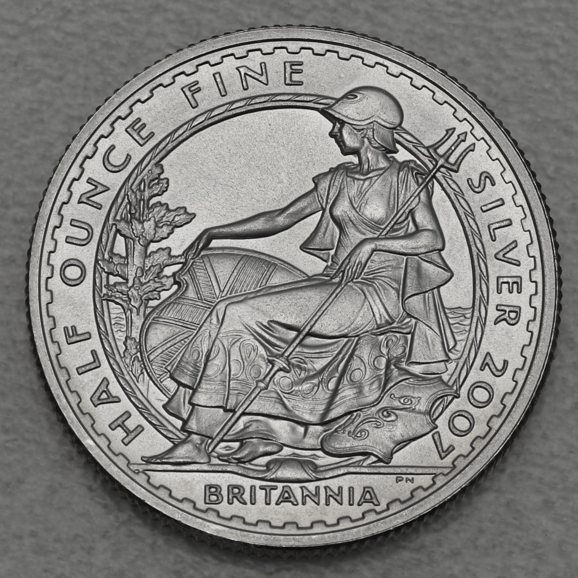 Silbermünzen 6 x 1/2oz "Britannia" 2007 (Satin PP) 20th Anniversary Set – 6-teilig (Großbritannien) - Detailansicht 4