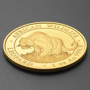 Goldmünze 1oz "Leopard" 2023 African Wildlife (Somalia) - Miniaturansicht 3