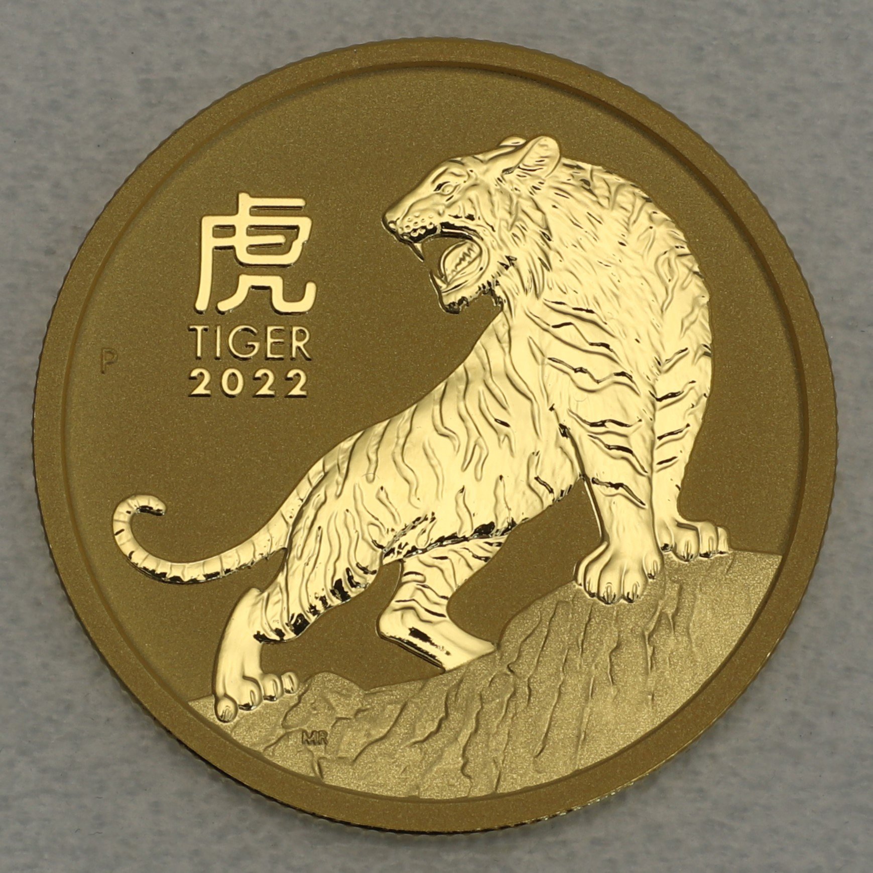 Goldmünze 1/4oz "Tiger" 2022 Lunar III – Year of the Tiger (Australien) - Hauptansicht