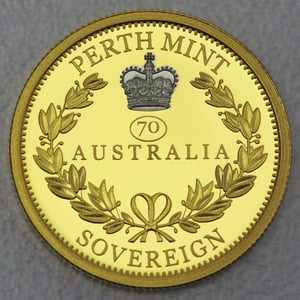 Goldmünze "Australia Sovereign" 2022 (PP) Privy Mark 70 (Australien) - Miniaturansicht 1