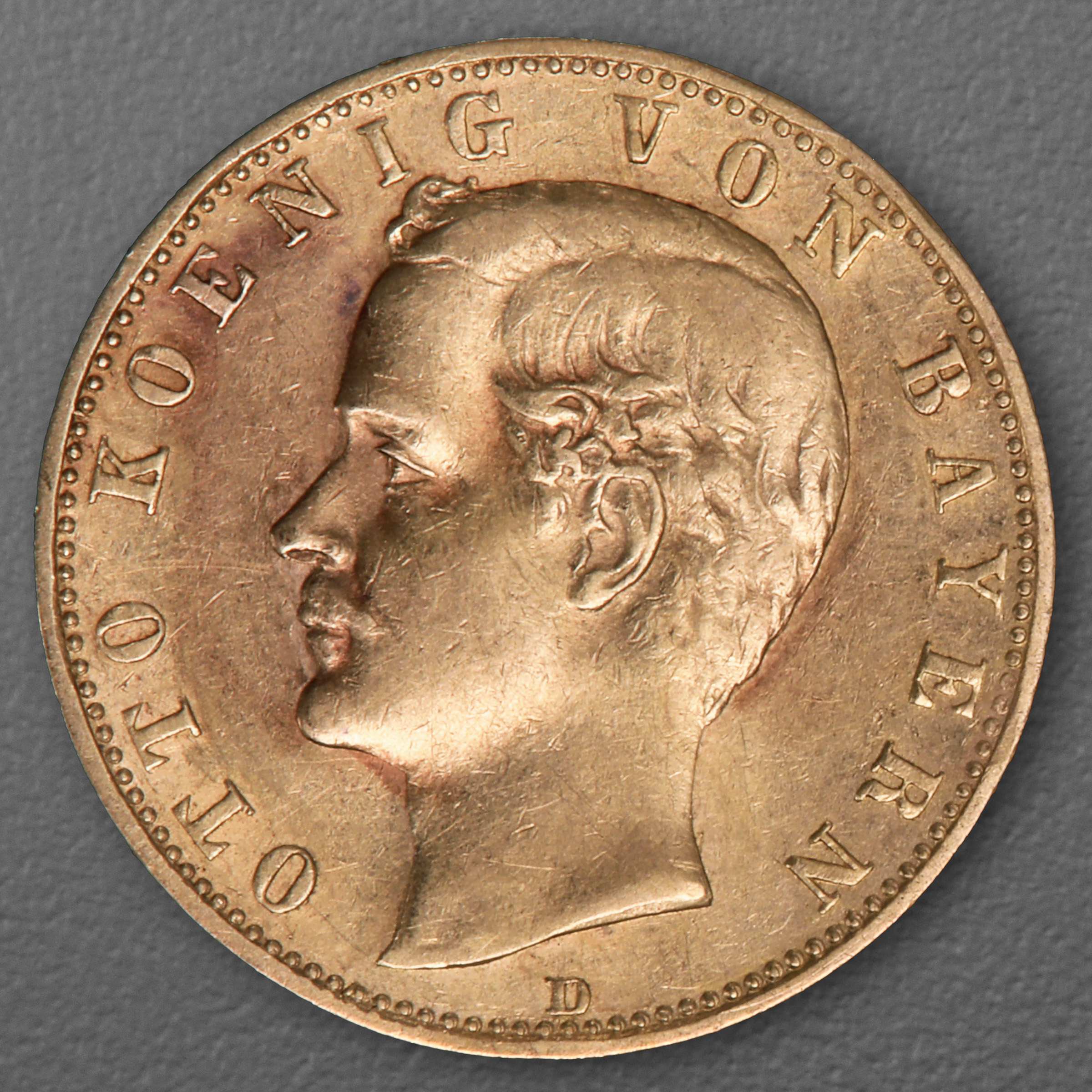 Goldmünze 10 Mark "Otto" 1890-D J.199 (Bayern) - Hauptansicht
