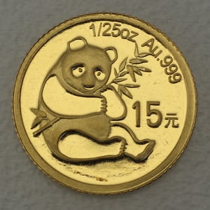 Goldmünze 1/25oz "Panda" 2007 versch. Motive (China) - Miniaturansicht 19