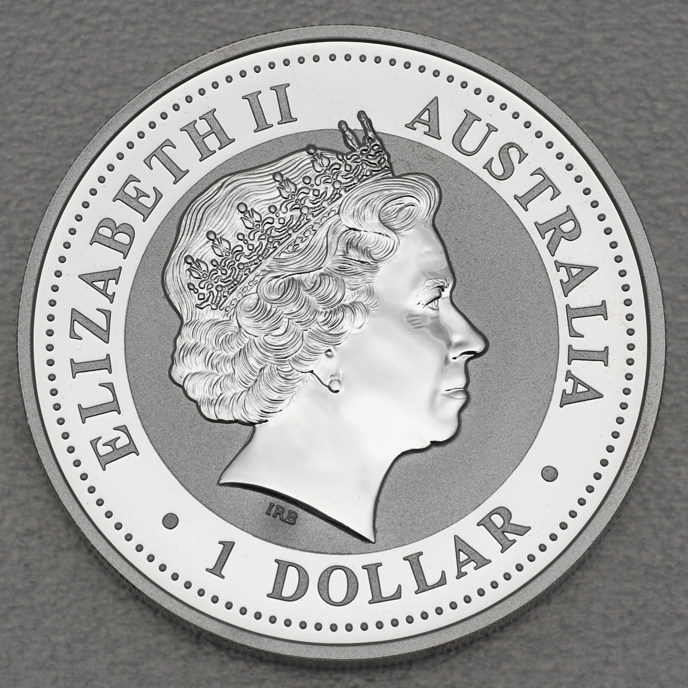 Silbermünze 1oz "Hund" 2006 (koloriert) Lunar I – Year of the Dog (Australien) - Detailansicht 1