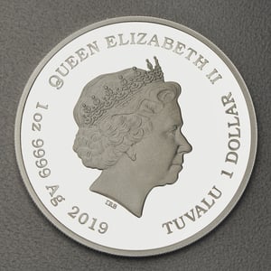 Silbermünze 1oz "Lisa Simpson" 2019 The Simpsons (Tuvalu) - Miniaturansicht 2