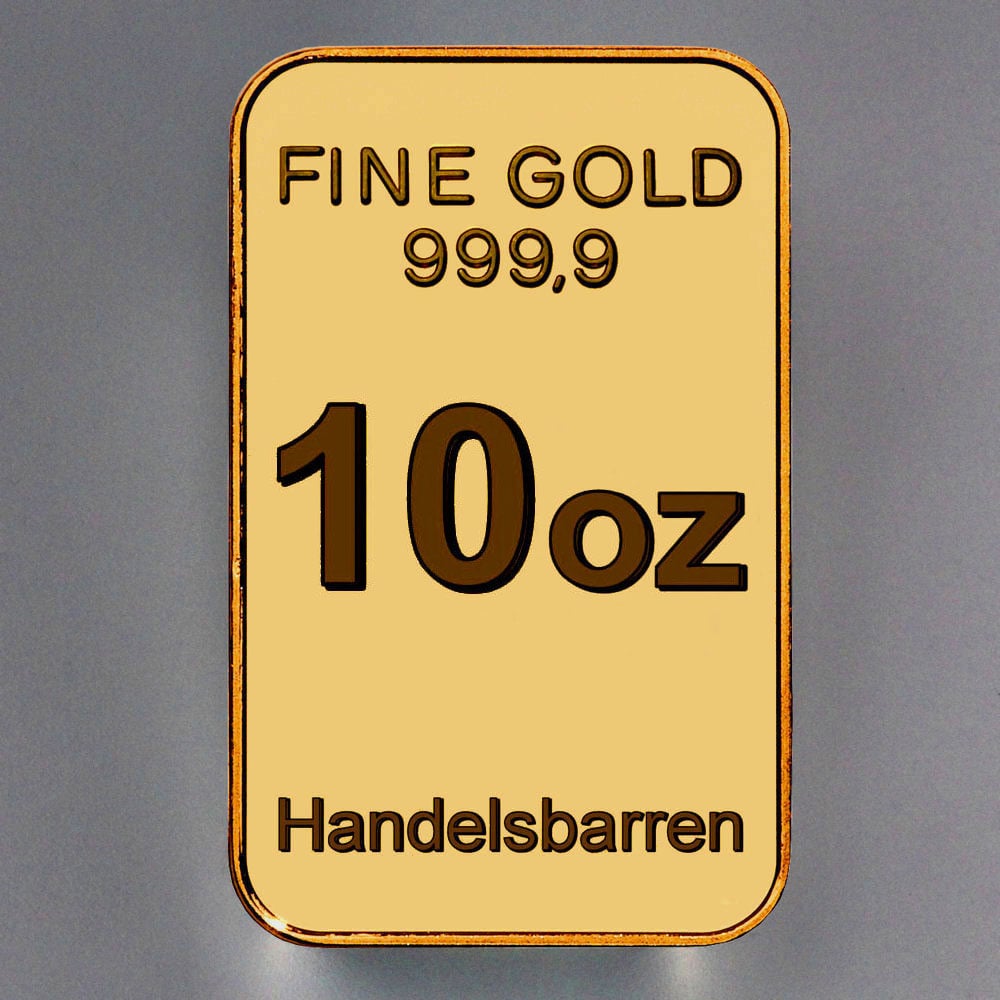 Goldbarren 10oz "Resale" (div. Hersteller) - Hauptansicht
