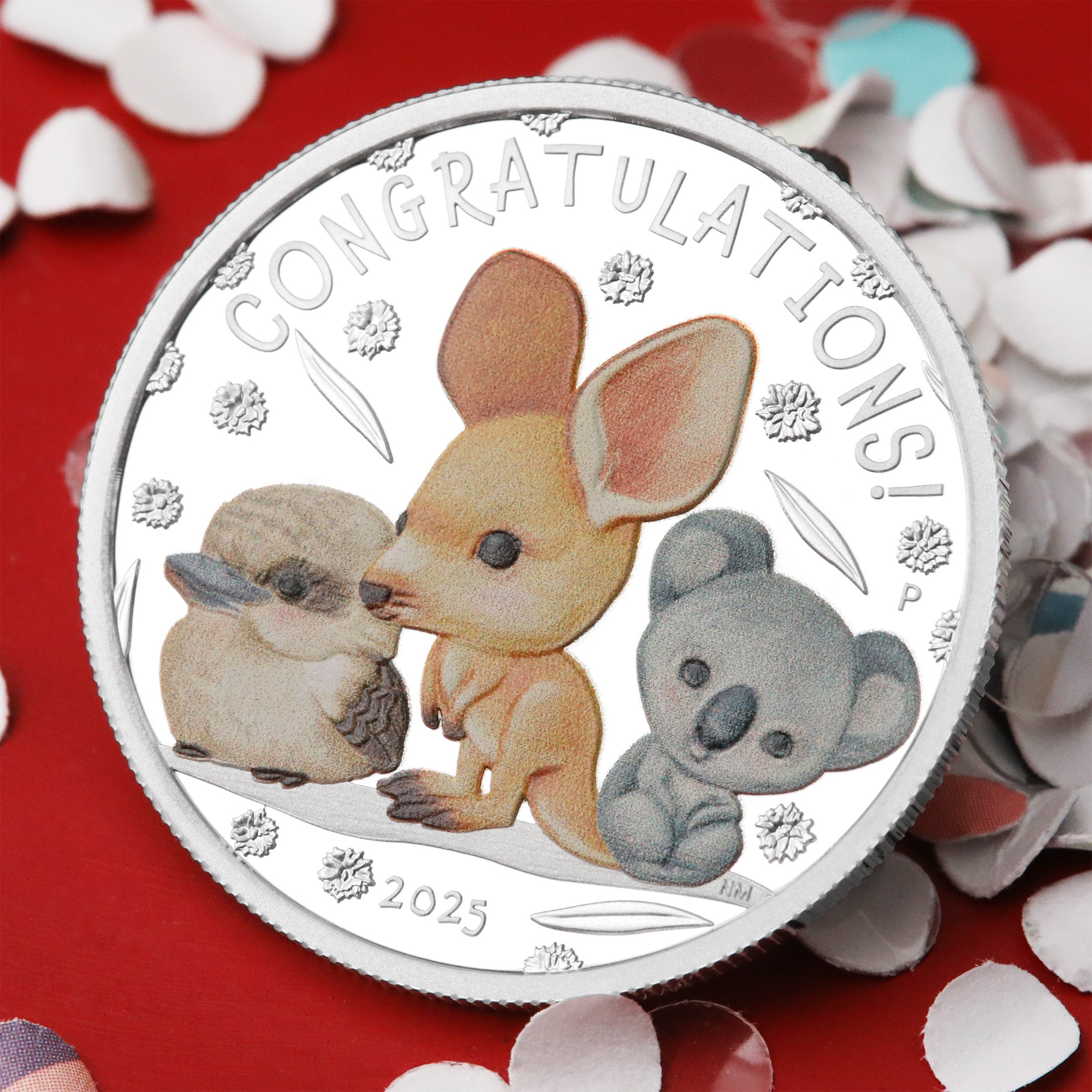 Silbermünze 1/2oz "Newborn" 2025 (PP/koloriert) (Australien) - Detailansicht 4