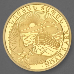 Goldmünze 1/4oz "Arche Noah" 2023 (Armenien) - Hauptansicht